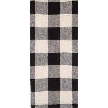 Black Buttermilk Buffalo Check Towel Set Of Six KT510011 - The Fox Decor